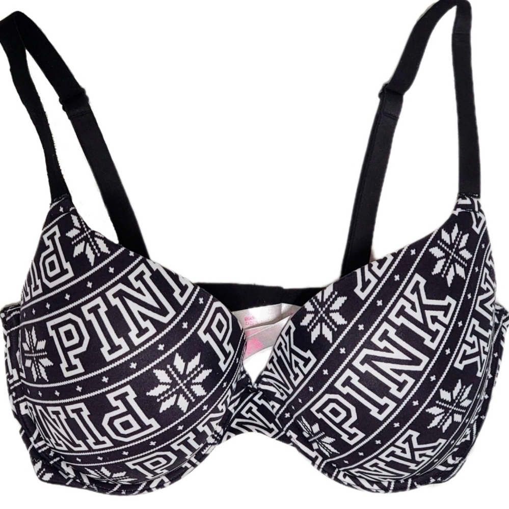 Victoria's Secret PINK Wear Everywhere Logo Push-Up Bra
